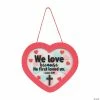 Budget ⌛ 1 John 4:19 Heart Sign Craft Kit- Makes 12 👍