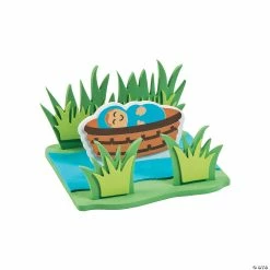 Promo π 3D Floating Baby Moses Craft Kit - Makes 12 π