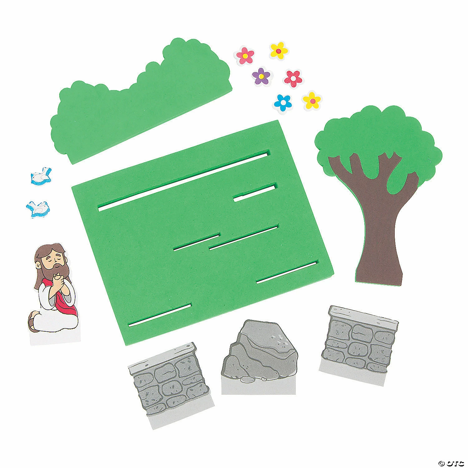 Budget β¨ 3D Jesus in the Garden Craft Kit - Makes 12 βοΈ - Image 2