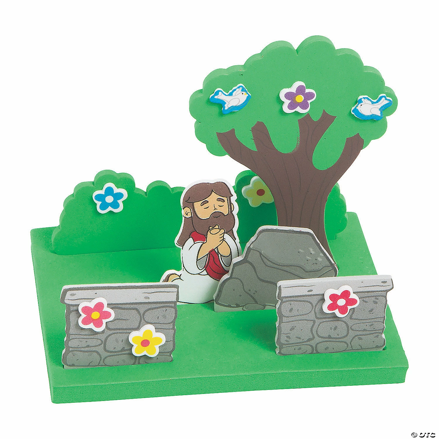 Budget β¨ 3D Jesus in the Garden Craft Kit - Makes 12 βοΈ