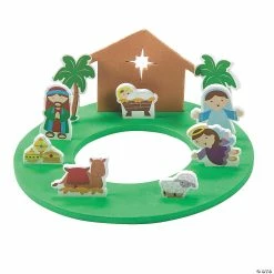 Coupon ⭐ 3D Journey to Bethlehem Stand-Up Craft Kit - Makes 12 ⌛