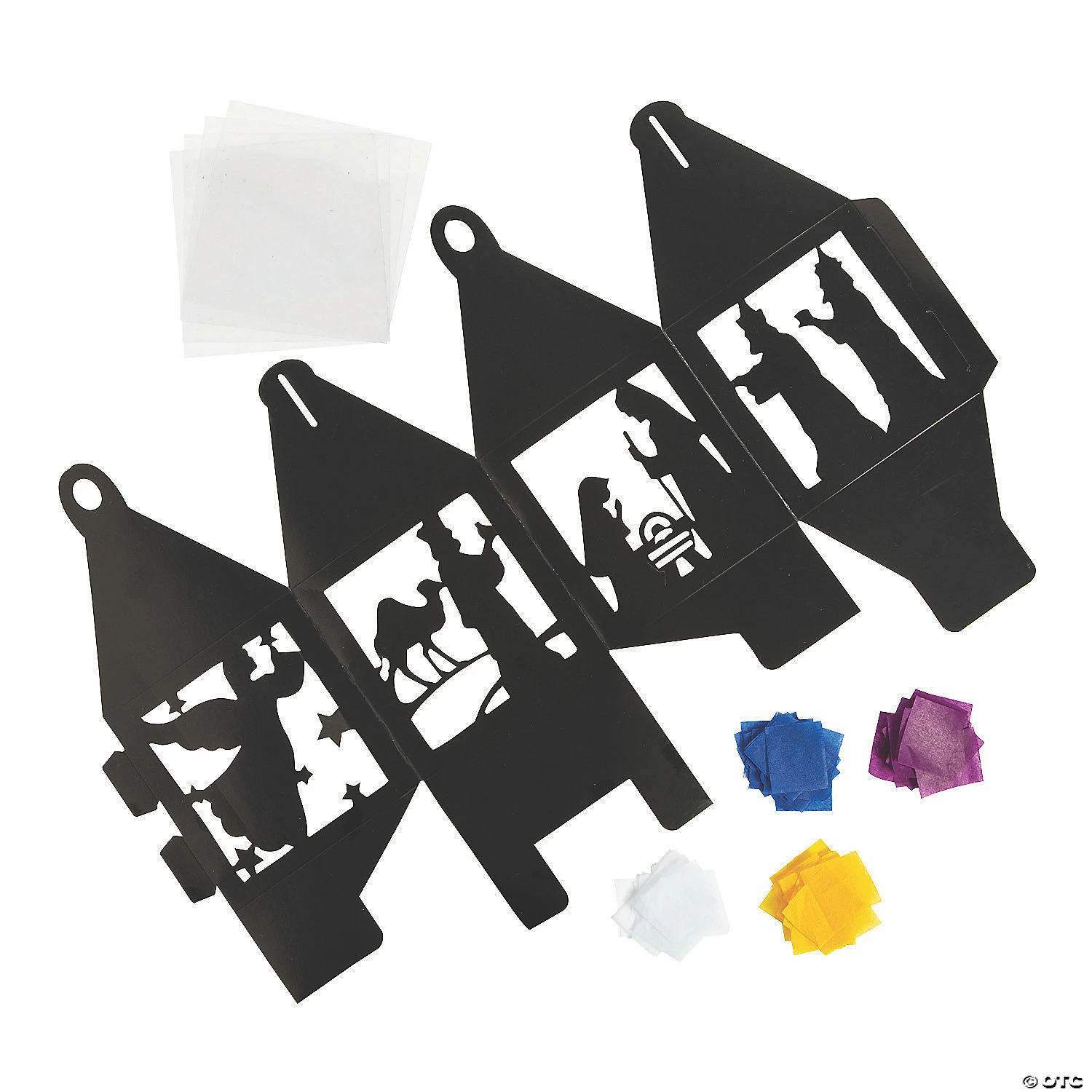 Coupon π₯ 3D Tissue Paper Nativity Lantern Craft Kit- Makes 12 β - Image 2