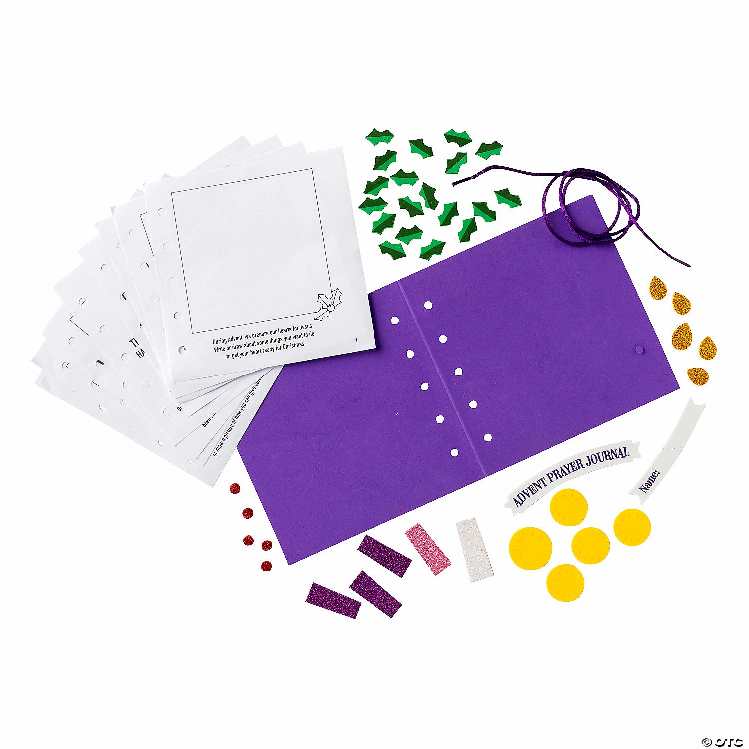 Flash Sale π₯° Advent Prayer Journal Craft Kit - Makes 12 𧨠- Image 2