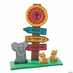 Budget 🔔 African Safari VBS 3D Directional Stand-Up Craft Kit - Makes 12 😉
