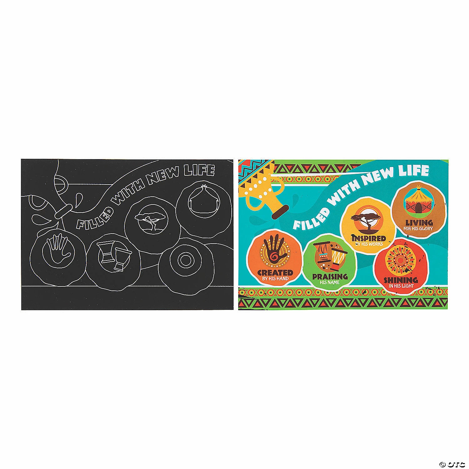 Flash Sale π African Safari VBS Scratch 'N Reveal Activities - 12 Pc. π₯°