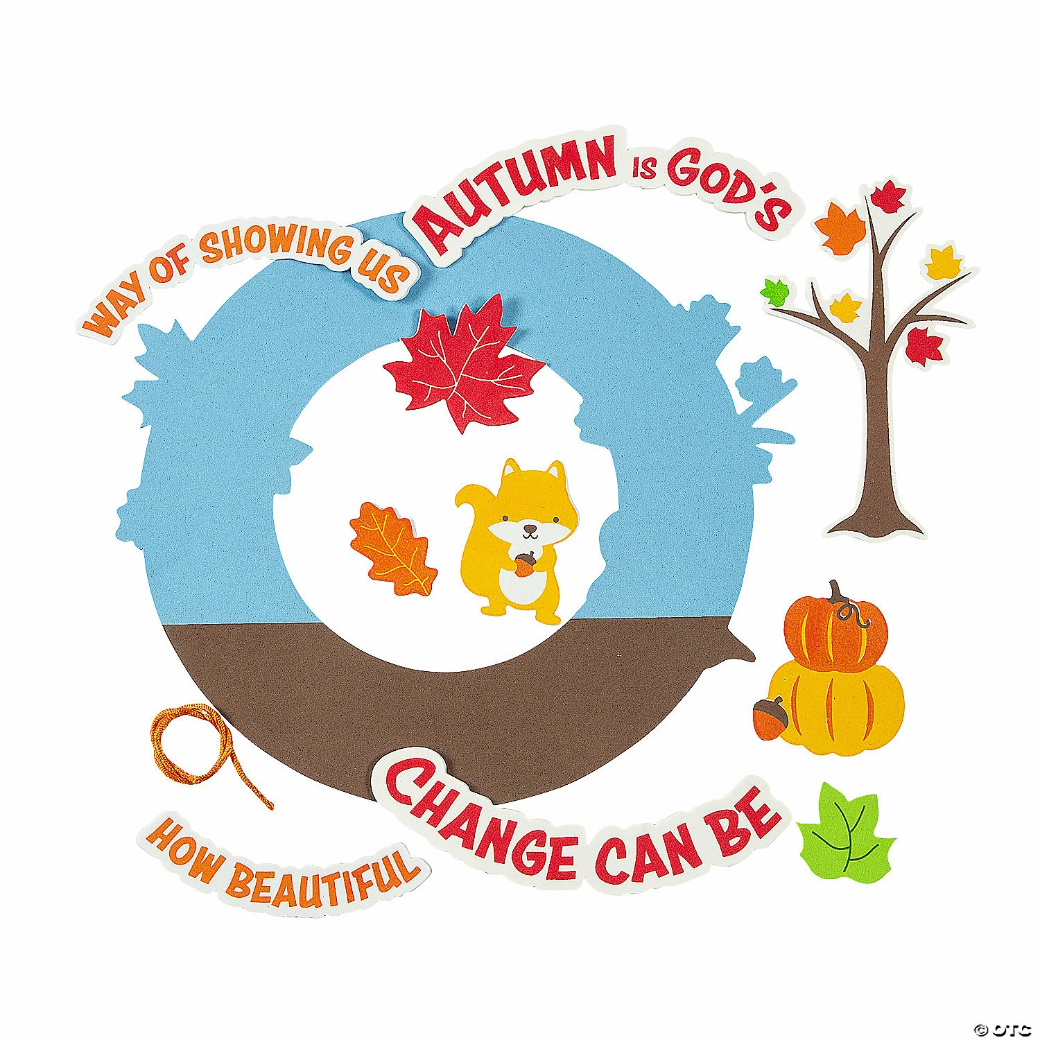 New β Autumn Change Wreath Craft Kit- Makes 12 π - Image 2