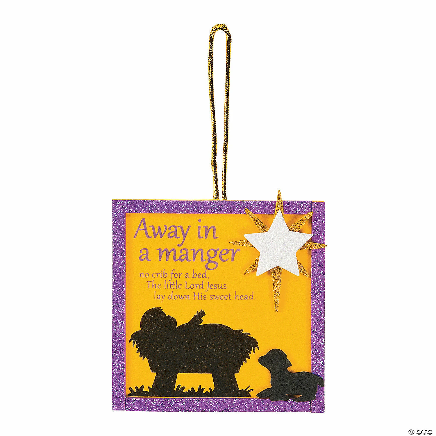 Coupon π Away in a Manger π Christmas Ornament Craft Kit - Makes 12 π