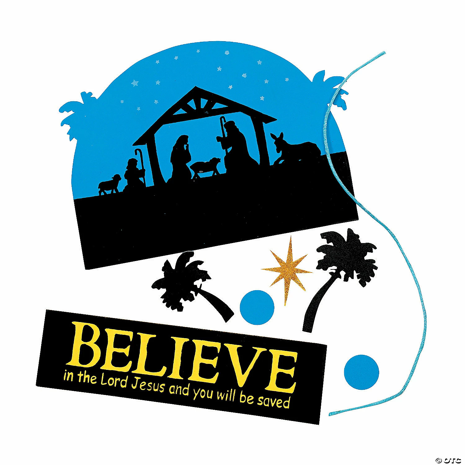 Deals π₯° "Believe" Nativity Sign π Christmas Craft Kit- Makes 12 π - Image 2