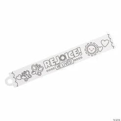 Best deal β€οΈ Bulk Color Your Own He Lives Bracelets - 96 Pc. βοΈ