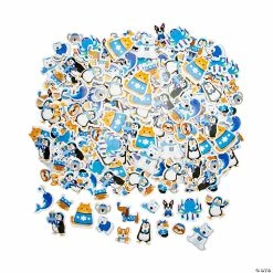 Cheapest π Bulk Hanukkah Animal Self-Adhesive Foam Shapes - 300 Pc. π