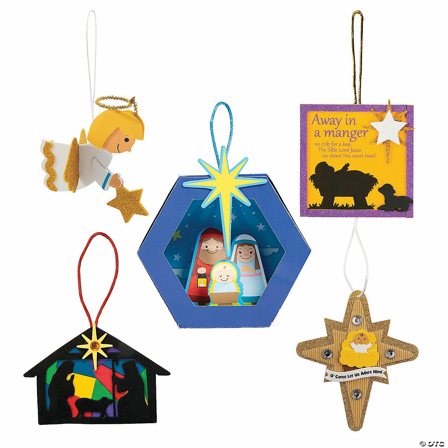 Flash Sale π― Bulk Nativity Ornament Craft Kit Assortment - Makes 240 π