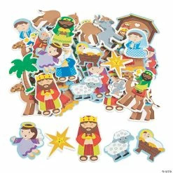 Outlet π Bulk Nativity Self-Adhesive Foam Shapes - 300 Pc. π―