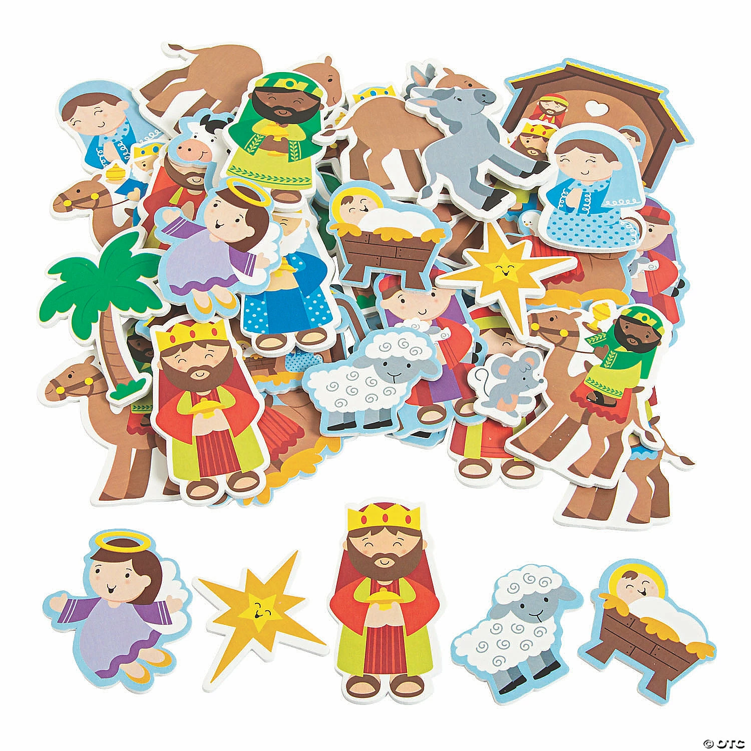 Outlet π Bulk Nativity Self-Adhesive Foam Shapes - 300 Pc. π―