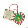 Best reviews of ❤️ Candy Cane Heart Ornament Craft Kit - Makes 12 😍