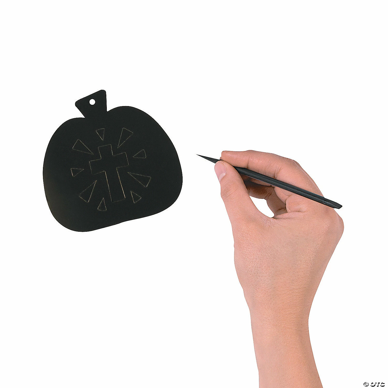 Best deal π Christian Pumpkin Magic Color Scratch Ornaments with Cutout - 24 Pc. π - Image 2