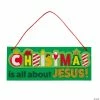 Cheapest ✨ Christmas Is All About Jesus Sign Craft Kit - Makes 12. ✔️