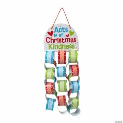 Promo ⭐ Christmas Kindness Chain Mobile Craft Kit - Makes 12 🔔