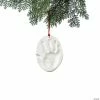 Coupon 💯 Christmas Ornament Handprint Craft Kit - Makes 12 🔔