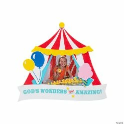 Best Sale ⭐ Church Carnival Picture Frame Magnet Craft Kit - Makes 12 ⌛