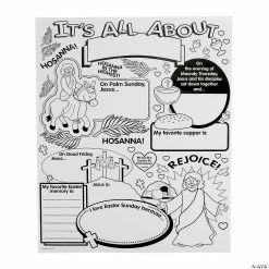 Cheap 😉 Color Your Own! “All About” Holy Week Posters - 30 Pc. 🛒