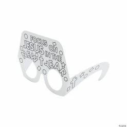 Wholesale ✨ Color Your Own Blessed New Year Glasses - 12 Pc. 🎉