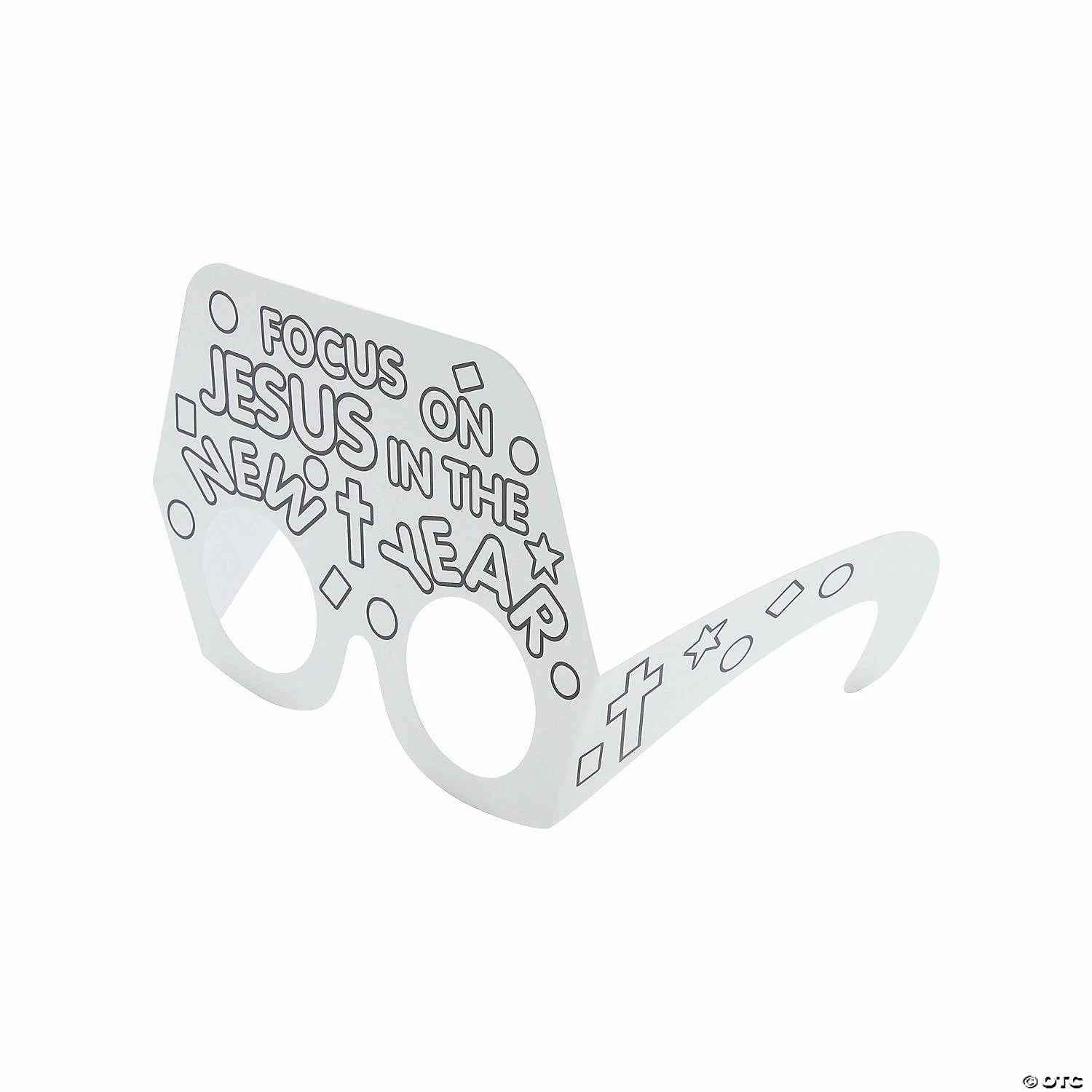 Wholesale β¨ Color Your Own Blessed New Year Glasses - 12 Pc. π