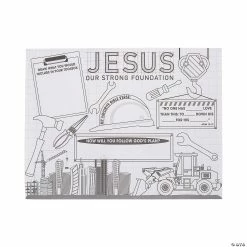 Cheapest ⌛ Color Your Own “Construction VBS” Posters - 30 Pc. ✨