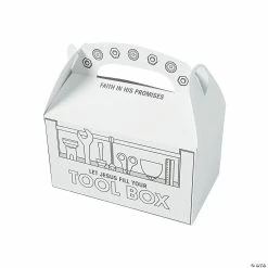 Buy ✔️ Color Your Own Construction VBS Treat Boxes - 12 Pc. 🤩