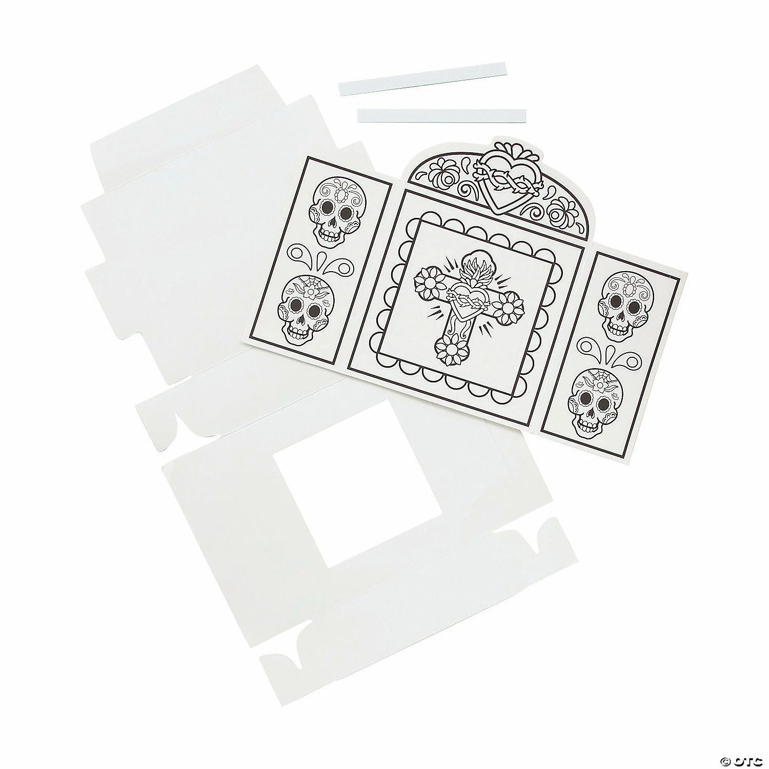Deals β€οΈ Color Your Own Day of the Dead Shrines - 6 Pc. π - Image 3