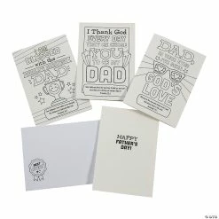 Cheapest 👏 Color Your Own Faith Father’s Day Cards - 12 Pc. 🔔