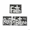 Budget 👍 Color Your Own Fuzzy Faith Posters - 24 Pc. 🎉