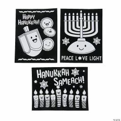 Discount 😉 Color Your Own Fuzzy Hanukkah Posters - 24 Pc. ❤️