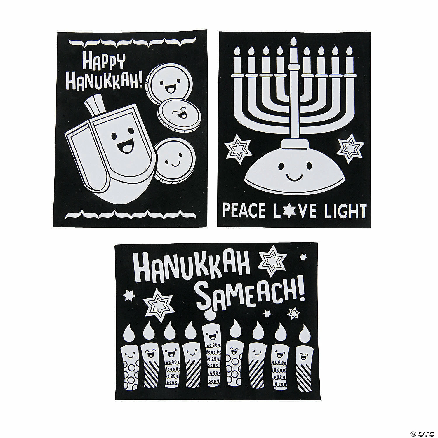 Discount π Color Your Own Fuzzy Hanukkah Posters - 24 Pc. β€οΈ