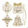 Wholesale ⭐ Color Your Own Glittery Nativity Ornaments - 12 Pc. 🧨