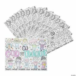 Deals 💯 Color Your Own God Made Each of Us Unique Posters - 30 Pc. 💯