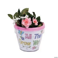 Brand new 😉 Color Your Own Growing in God’s Grace Flowerpots - 12 Pc. 🔥