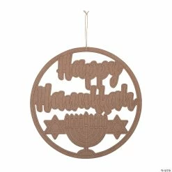 Buy 🔥 Color Your Own Happy Hanukkah Wood Sign 🌟