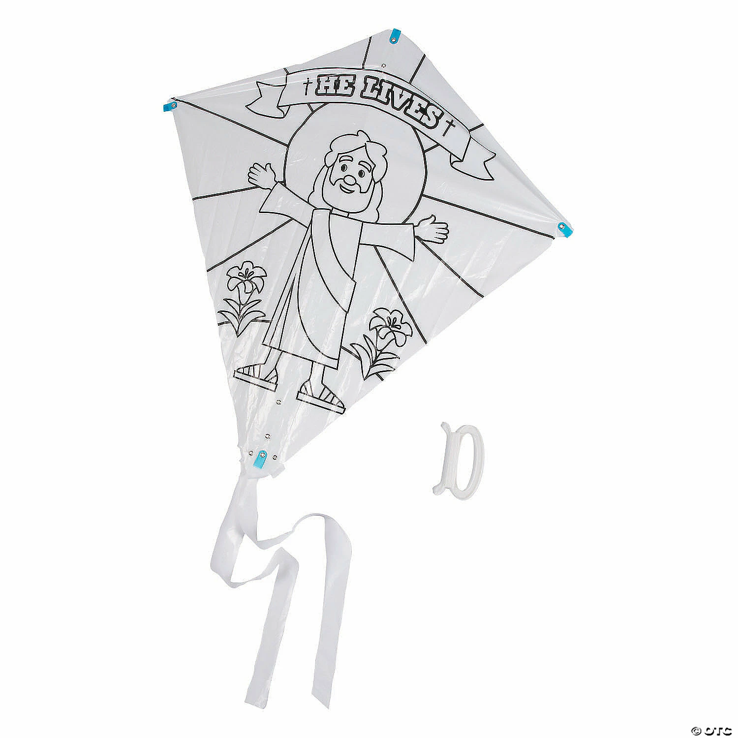 Brand new π Color Your Own He Lives Kites - 12 Pc. β€οΈ