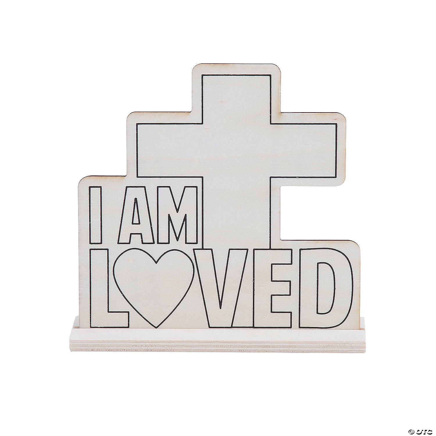 Promo 𧨠Color Your Own I Am Loved Tabletop Signs - Makes 12 π―