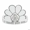 Brand new 🥰 Color Your Own I Thank God Turkey Crowns - 12 Pc. 🔥