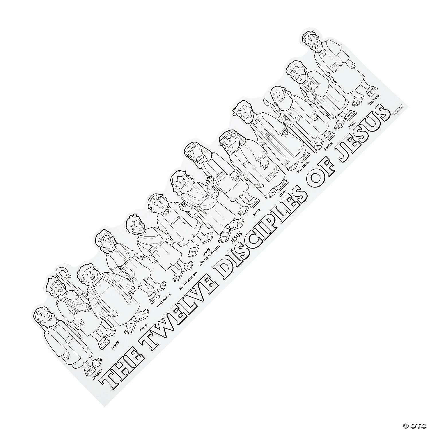 Flash Sale β€οΈ Color Your Own Jesus & 12 Disciples Accordion Stand-Ups - 24 Pc. π - Image 3