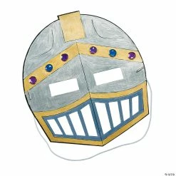 Deals π Color Your Own Knight Masks - 12 Pc. π