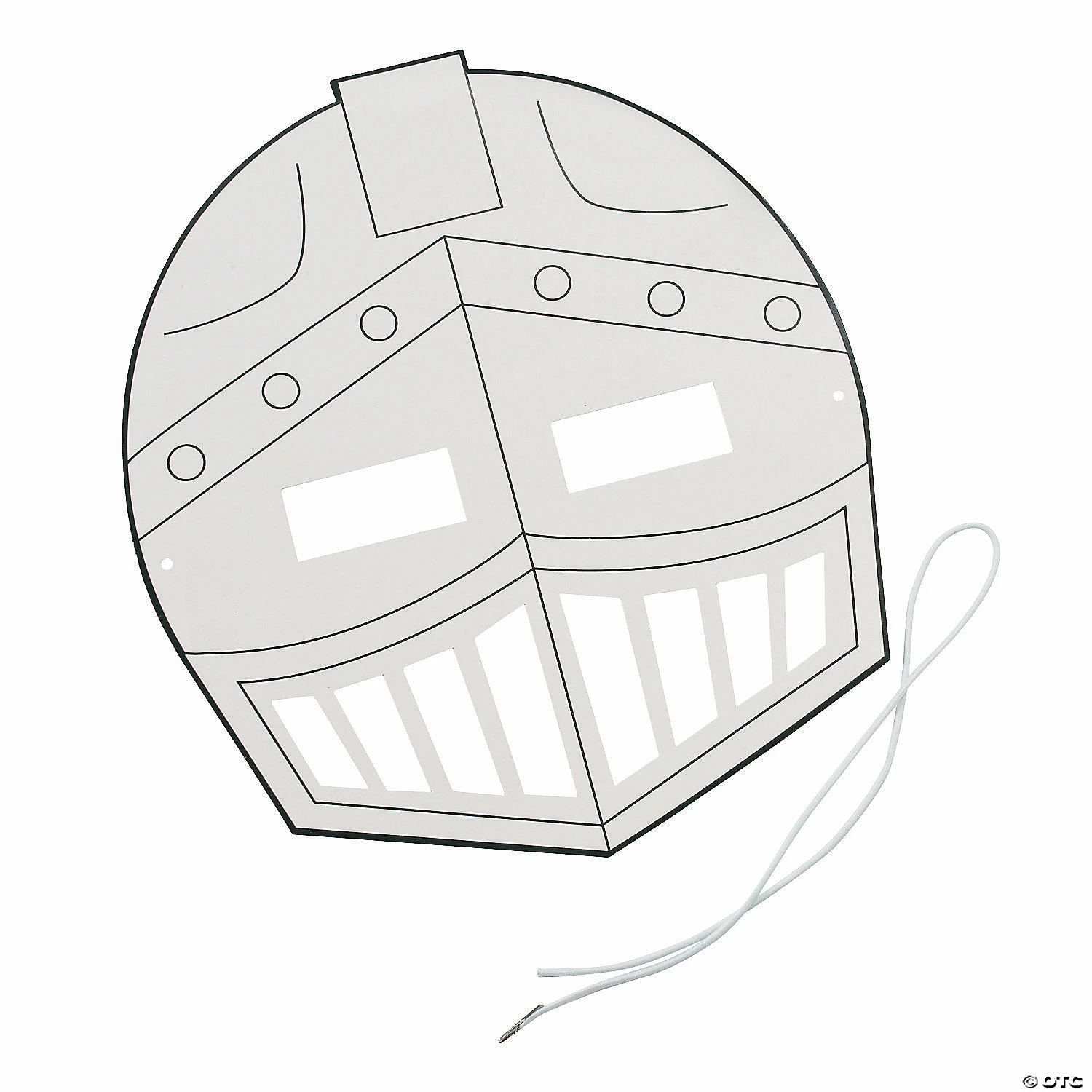 Deals π Color Your Own Knight Masks - 12 Pc. π - Image 2