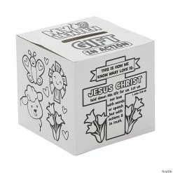 Brand new 🌟 Color Your Own Lent Offering Boxes - 12 Pc. 🧨