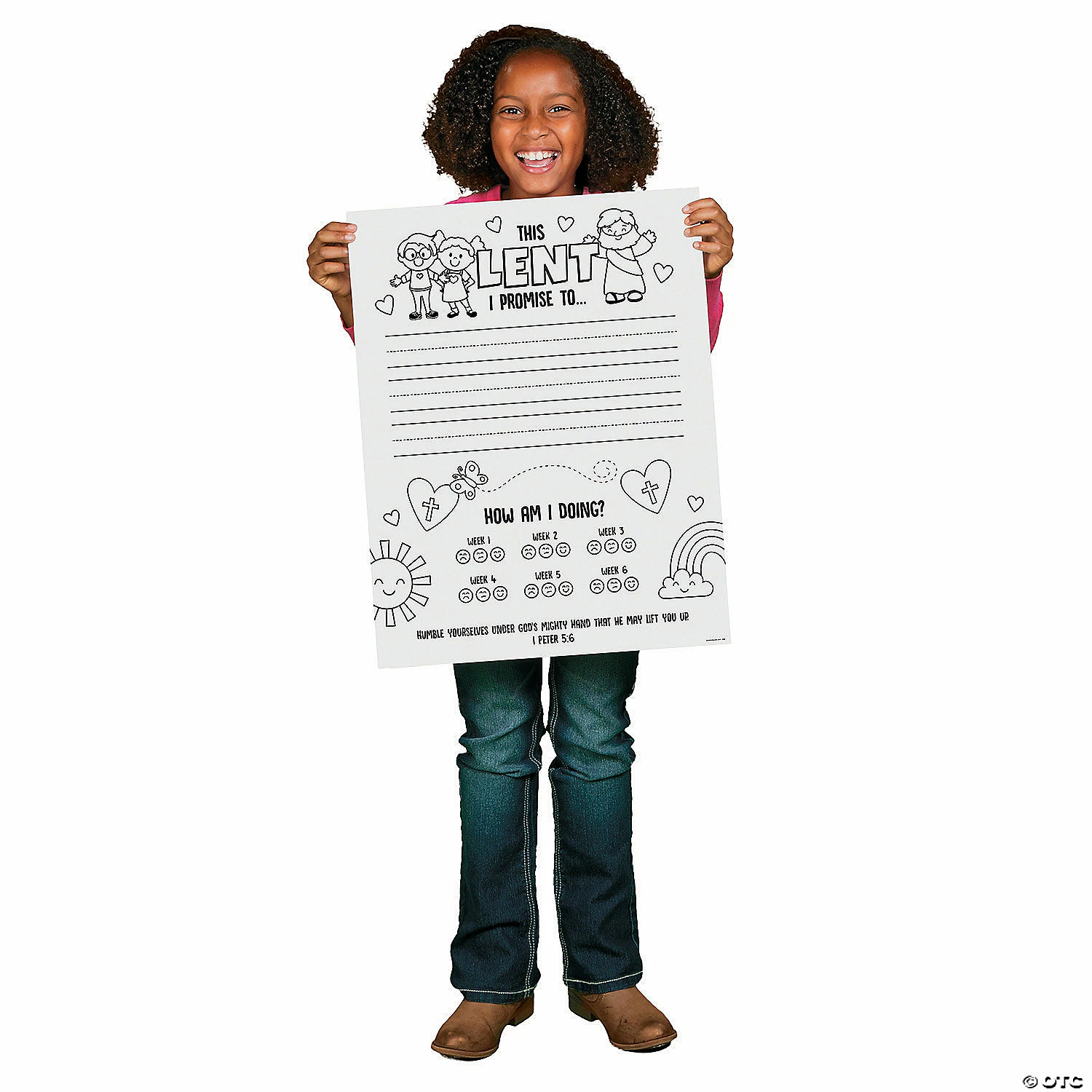 Best Sale βοΈ Color Your Own Lent Promises Posters - 30 Pc. β¨ - Image 4