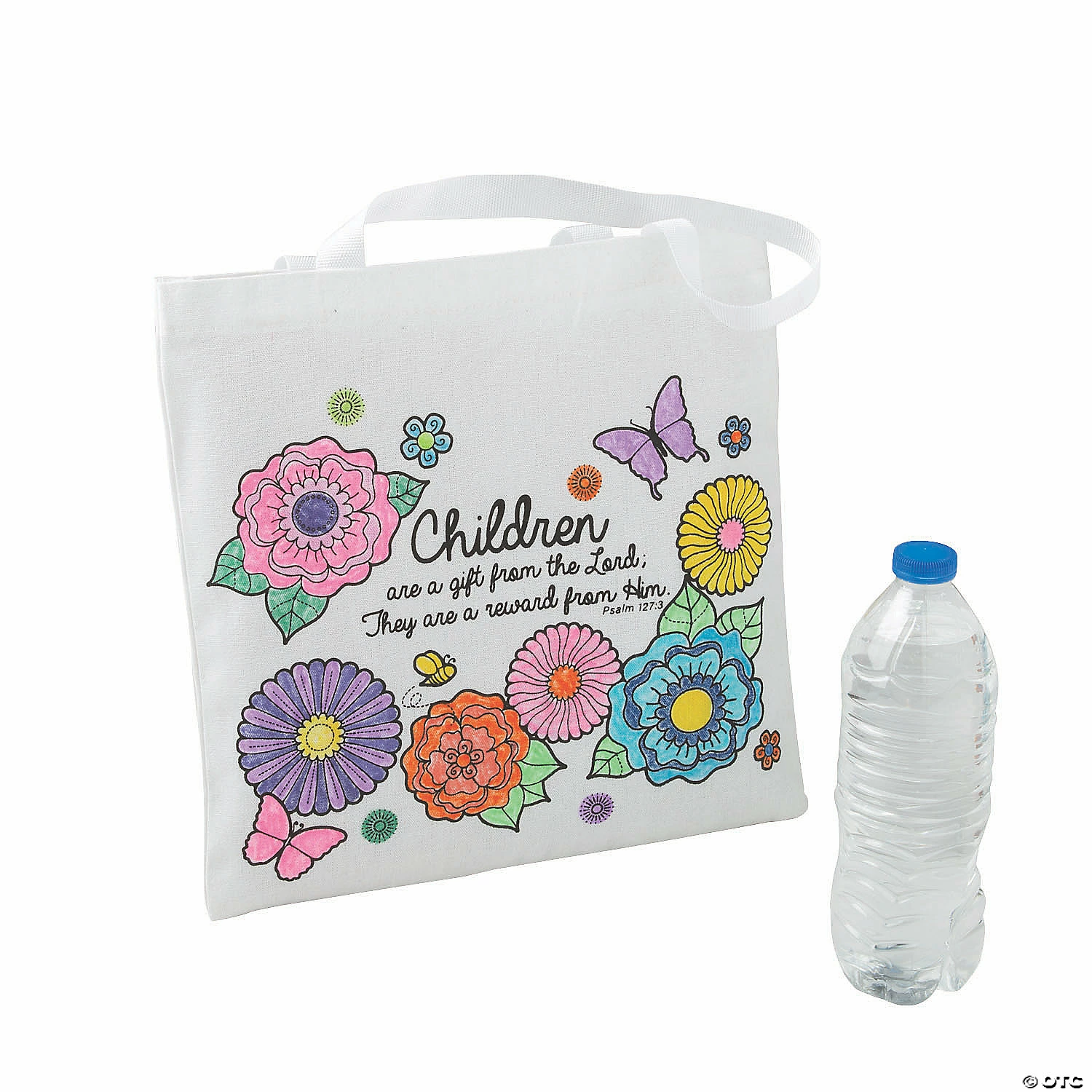 Best Pirce π₯ Color Your Own Medium Religious π© Mother's Day Tote Bags - 12 Pc. π - Image 2