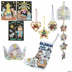 Best Pirce π₯° Color Your Own Nativity Craft Kit Assortment for 48 π