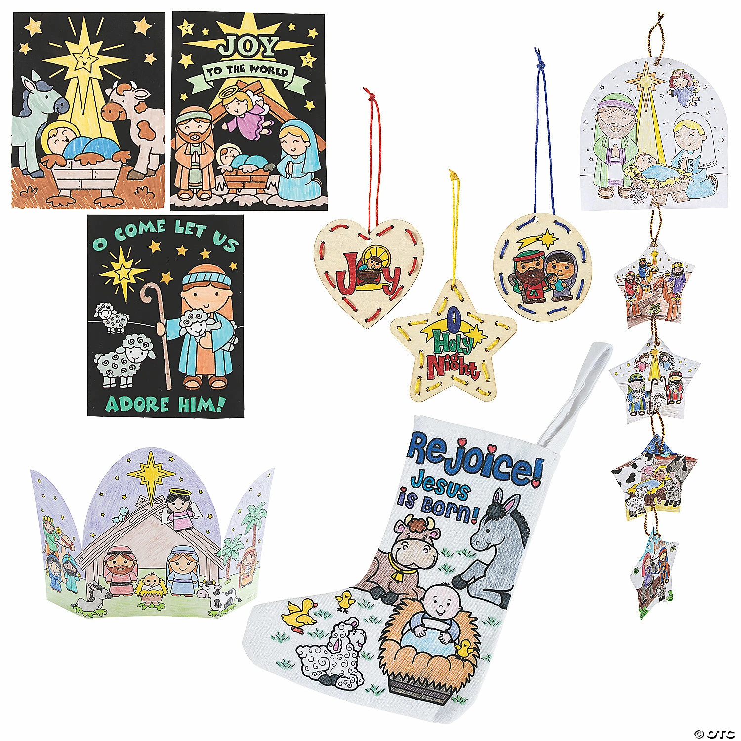 Best Pirce π₯° Color Your Own Nativity Craft Kit Assortment for 48 π