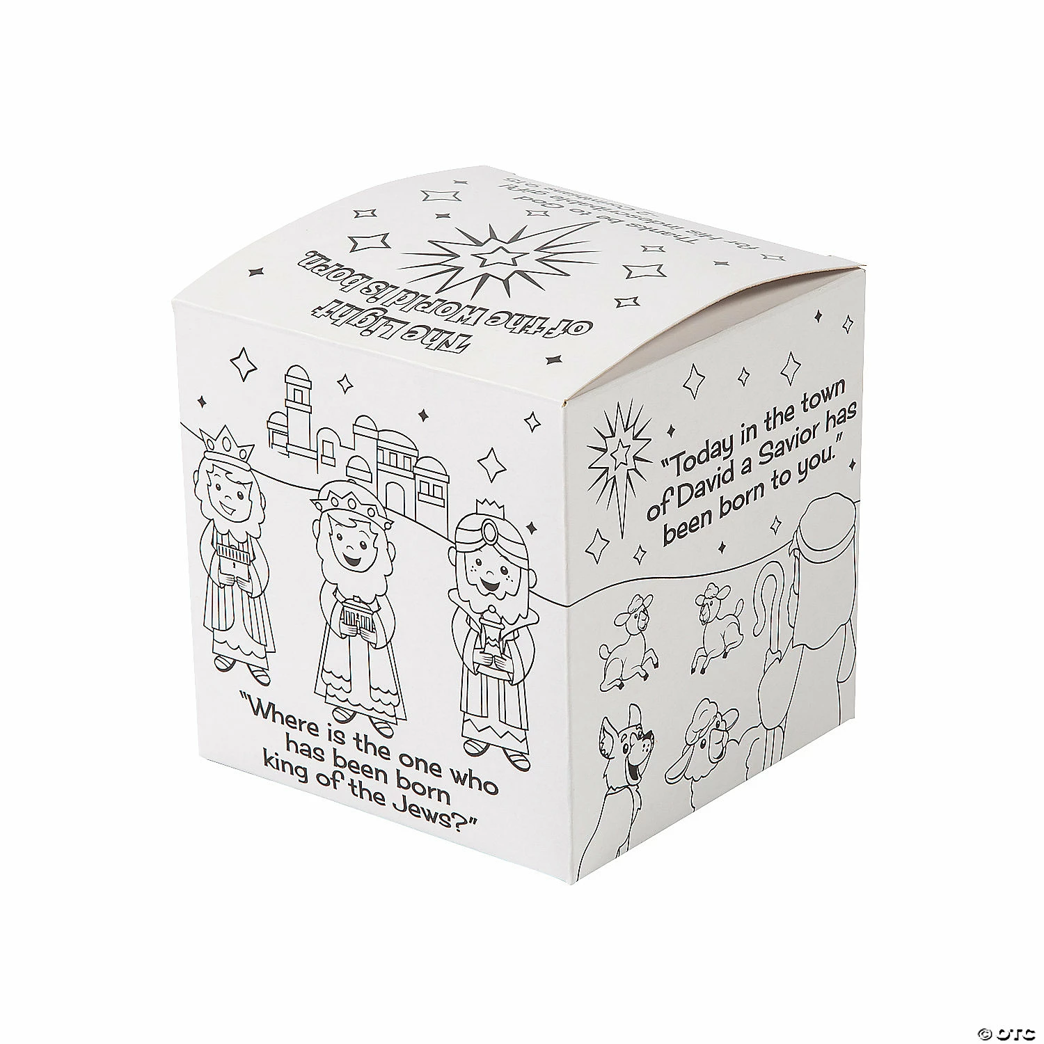 Best deal π Color Your Own Nativity Story Cubes - 12 Pc. 𧨠- Image 2
