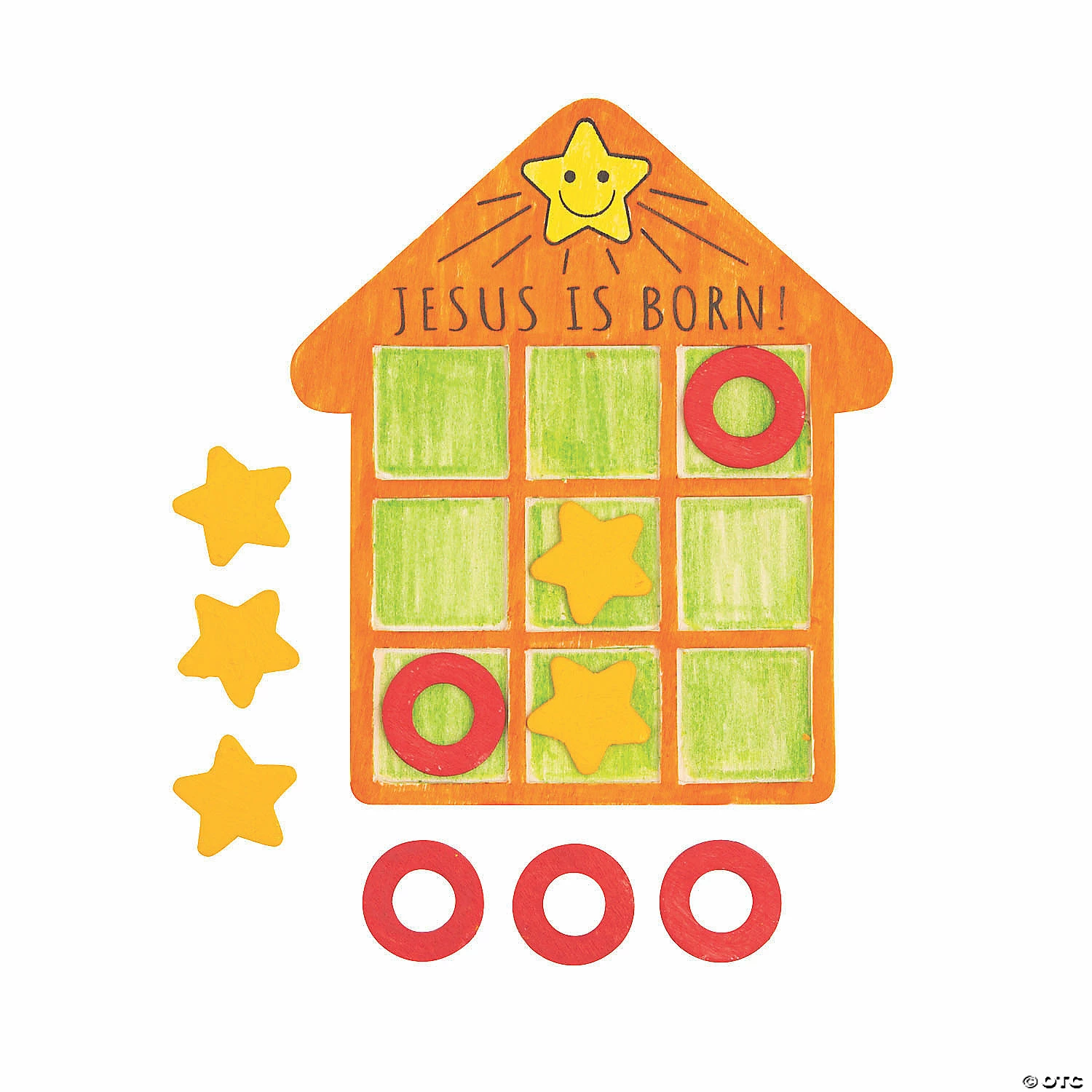 New β Color Your Own Nativity Tic-Tac-Toe Games - 12 Pc. β€οΈ - Image 2
